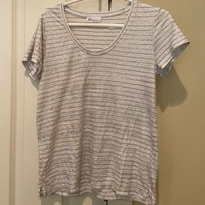 glitter striped shirt